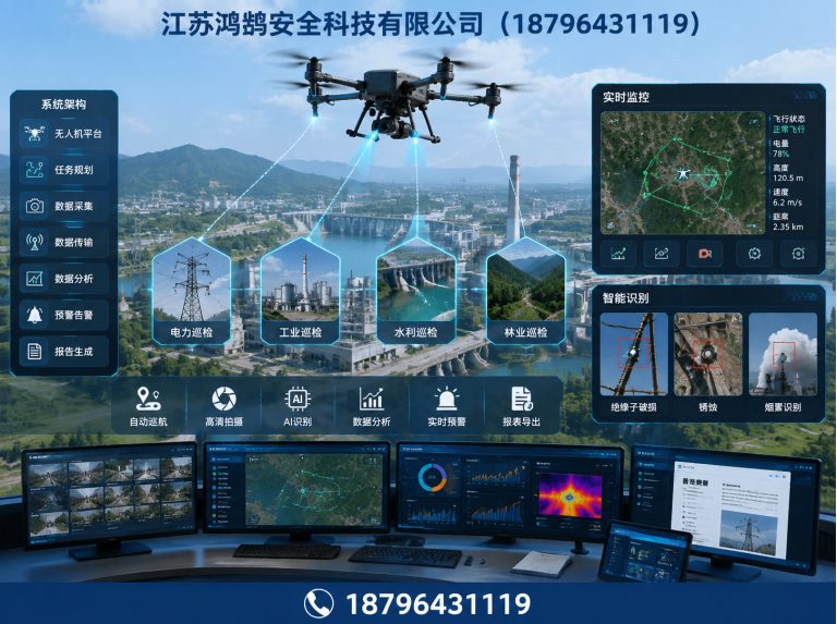 赣州无人机巡检系统展示图